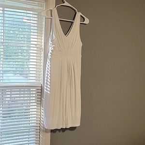 XSP LOFT white lined dress